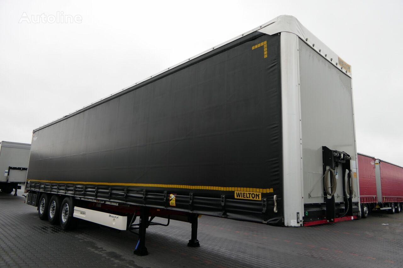 Semi-remorque rideaux coulissants Wielton CURTAINSIDER / STADNARD / COILMULD - 9 M / LFITED AXLE /: photos 8