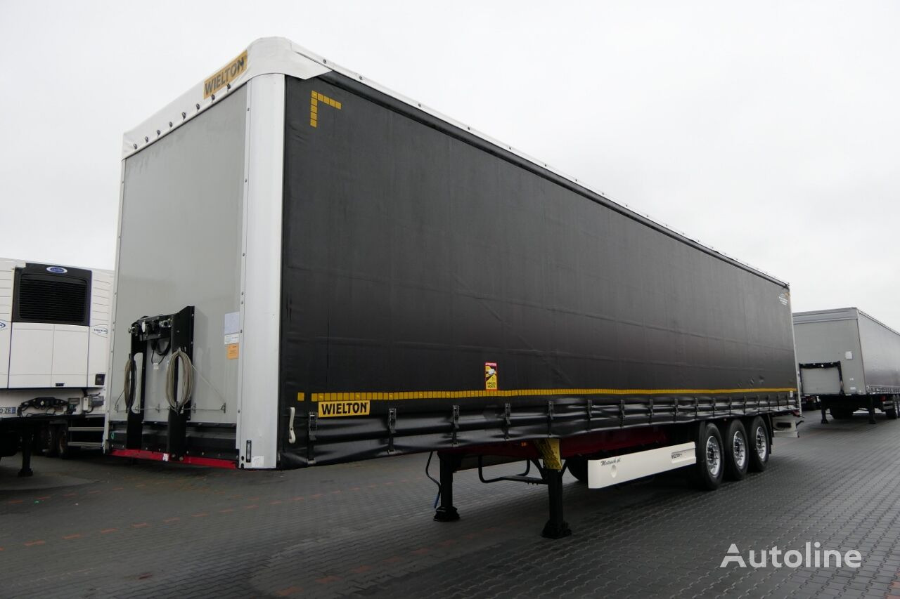 Semi-remorque rideaux coulissants Wielton CURTAINSIDER / STADNARD / COILMULD - 9 M / LFITED AXLE /: photos 2