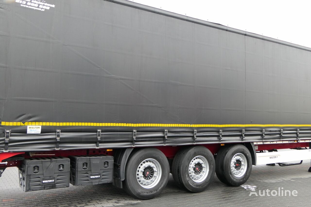 Semi-remorque rideaux coulissants Wielton CURTAINSIDER / STADNARD / COILMULD - 9 M / LFITED AXLE /: photos 13