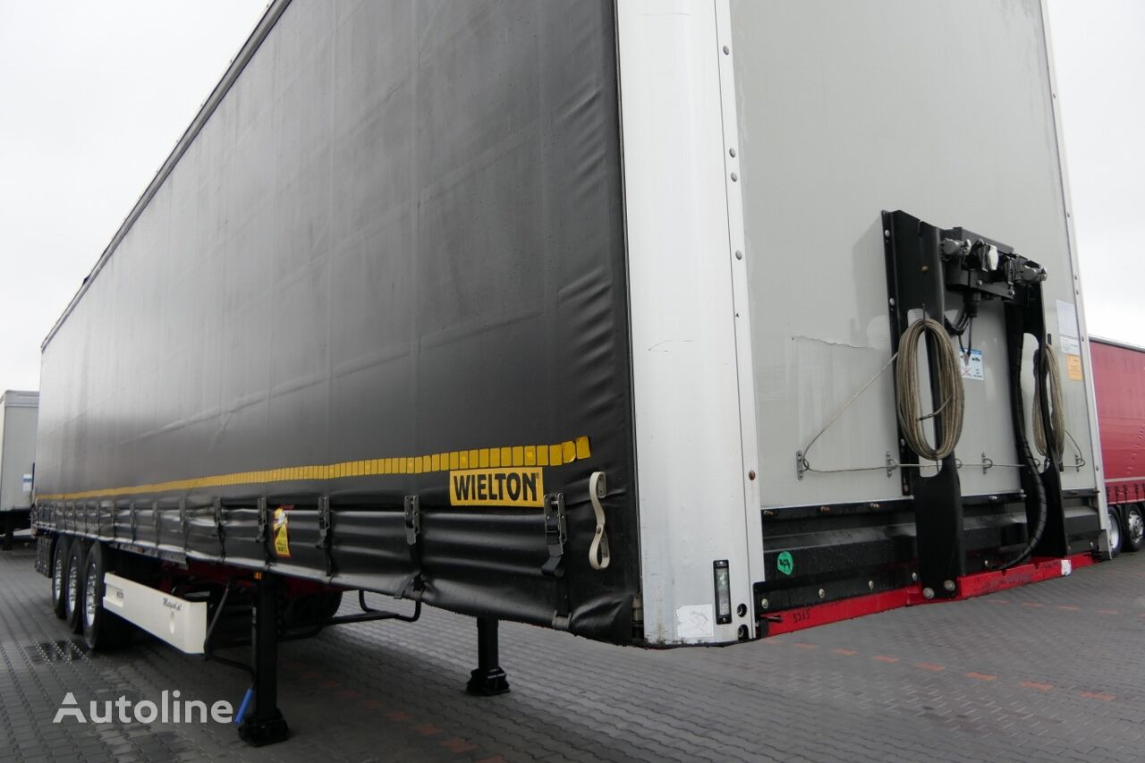 Semi-remorque rideaux coulissants Wielton CURTAINSIDER / STADNARD / COILMULD - 9 M / LFITED AXLE /: photos 19