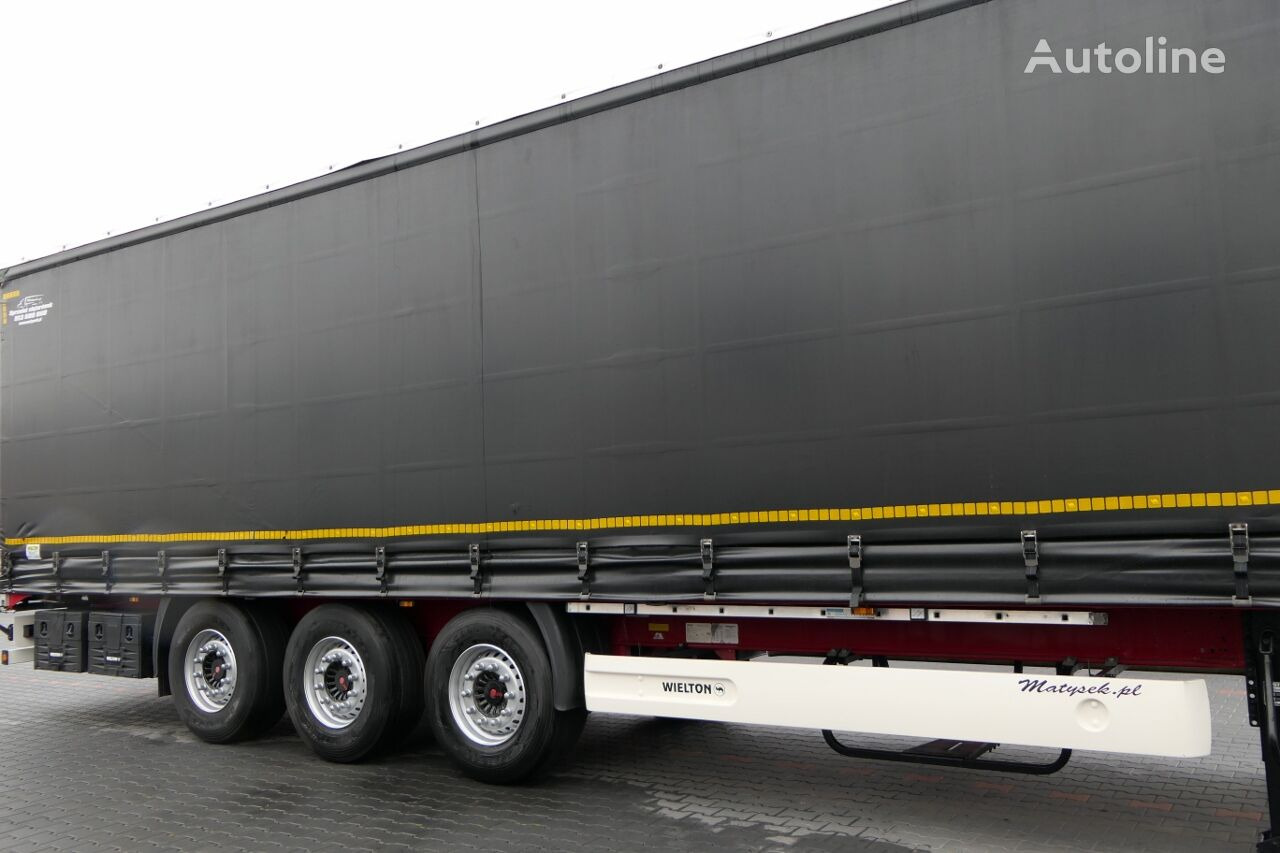 Semi-remorque rideaux coulissants Wielton CURTAINSIDER / STADNARD / COILMULD - 9 M / LFITED AXLE /: photos 18
