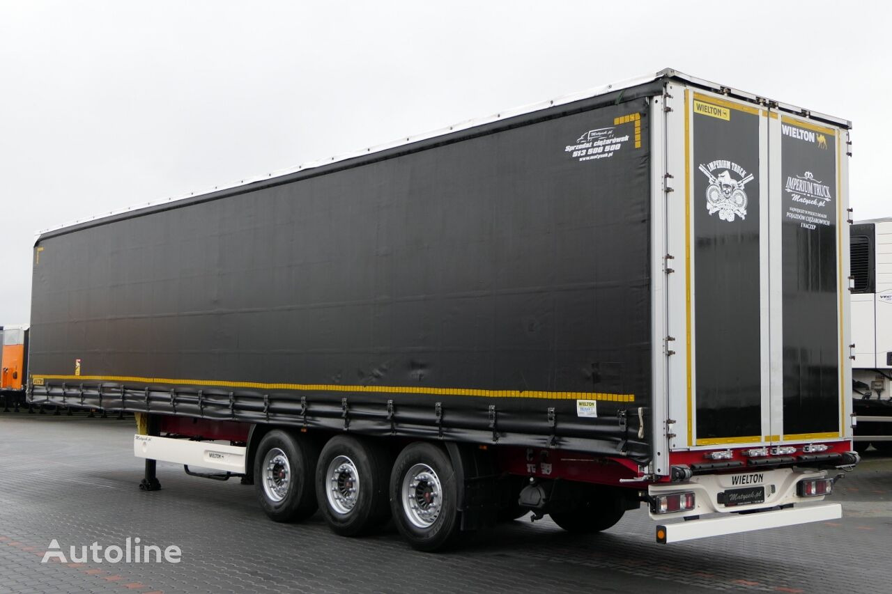 Semi-remorque rideaux coulissants Wielton CURTAINSIDER / STADNARD / COILMULD - 9 M / LFITED AXLE /: photos 4