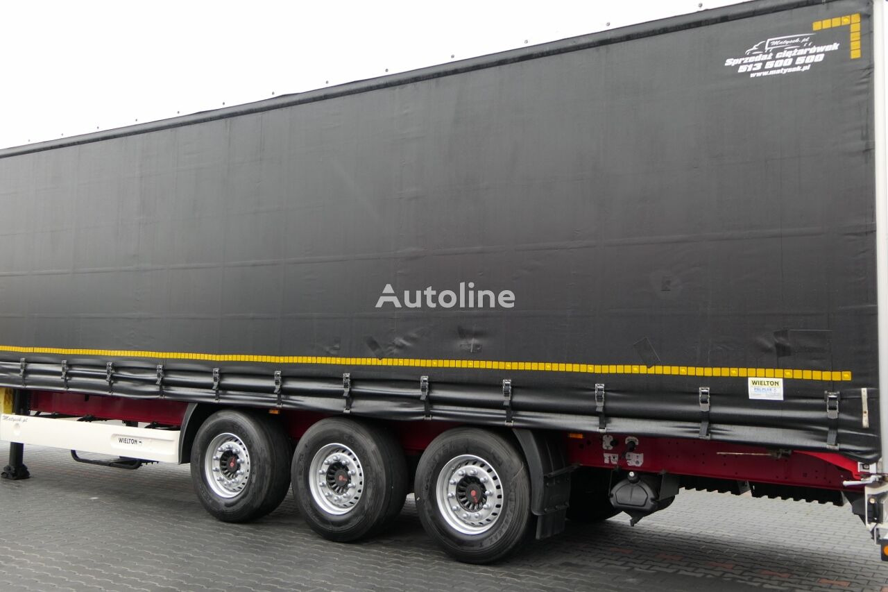 Semi-remorque rideaux coulissants Wielton CURTAINSIDER / STADNARD / COILMULD - 9 M / LFITED AXLE /: photos 25