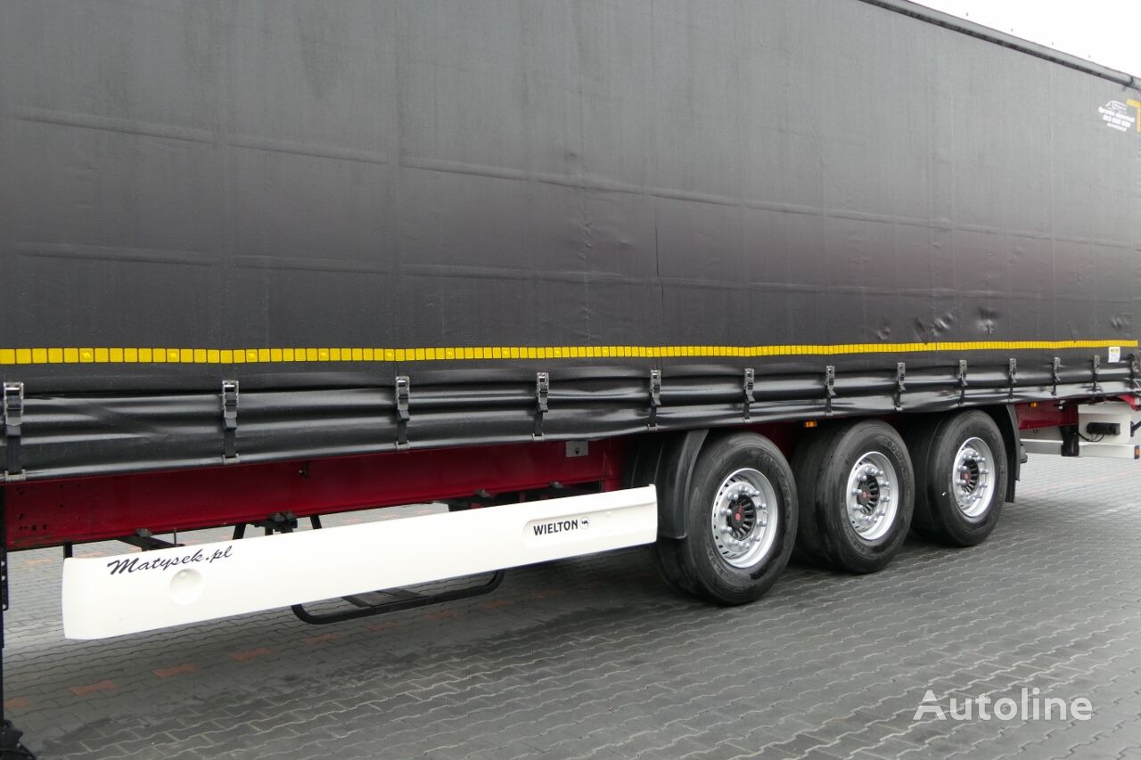 Semi-remorque rideaux coulissants Wielton CURTAINSIDER / STADNARD / COILMULD - 9 M / LFITED AXLE /: photos 23