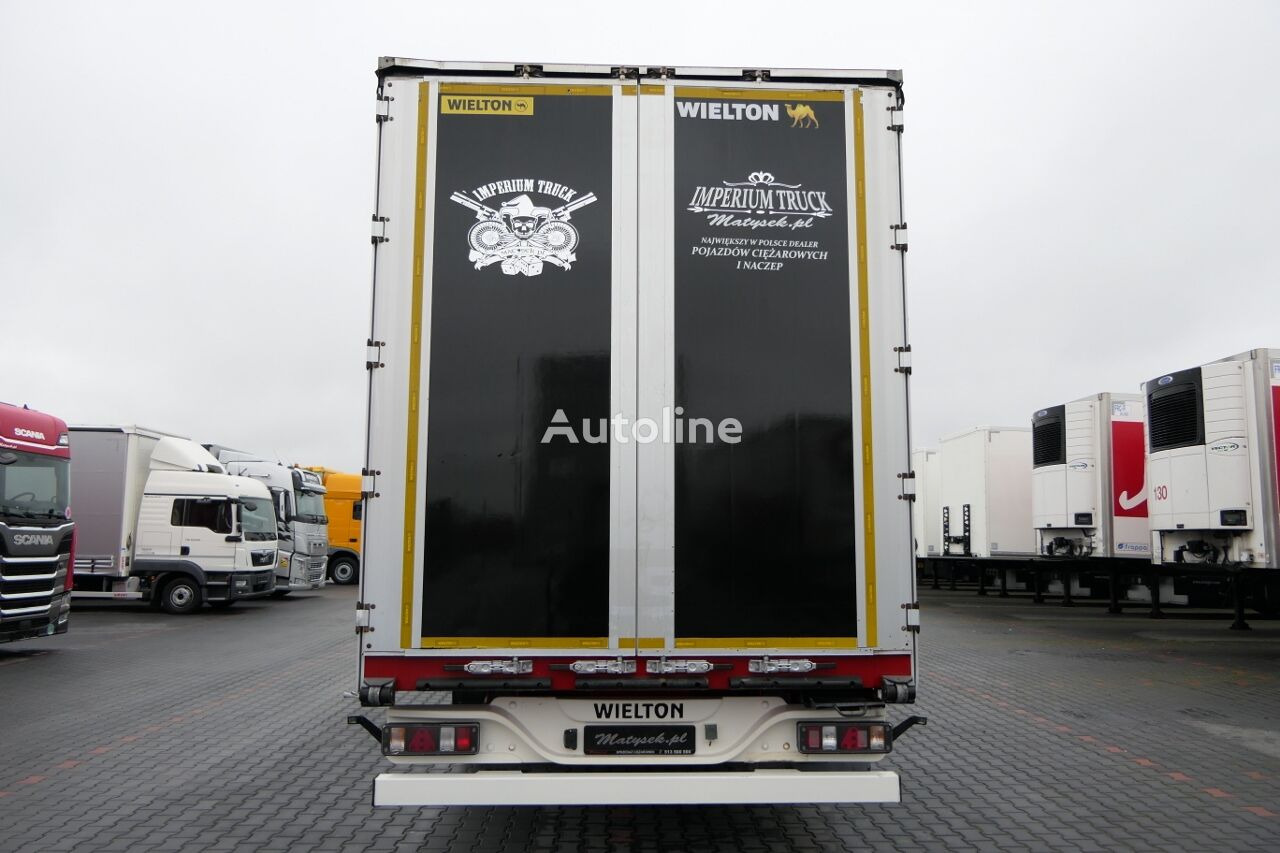 Semi-remorque rideaux coulissants Wielton CURTAINSIDER / STADNARD / COILMULD - 9 M / LFITED AXLE /: photos 5