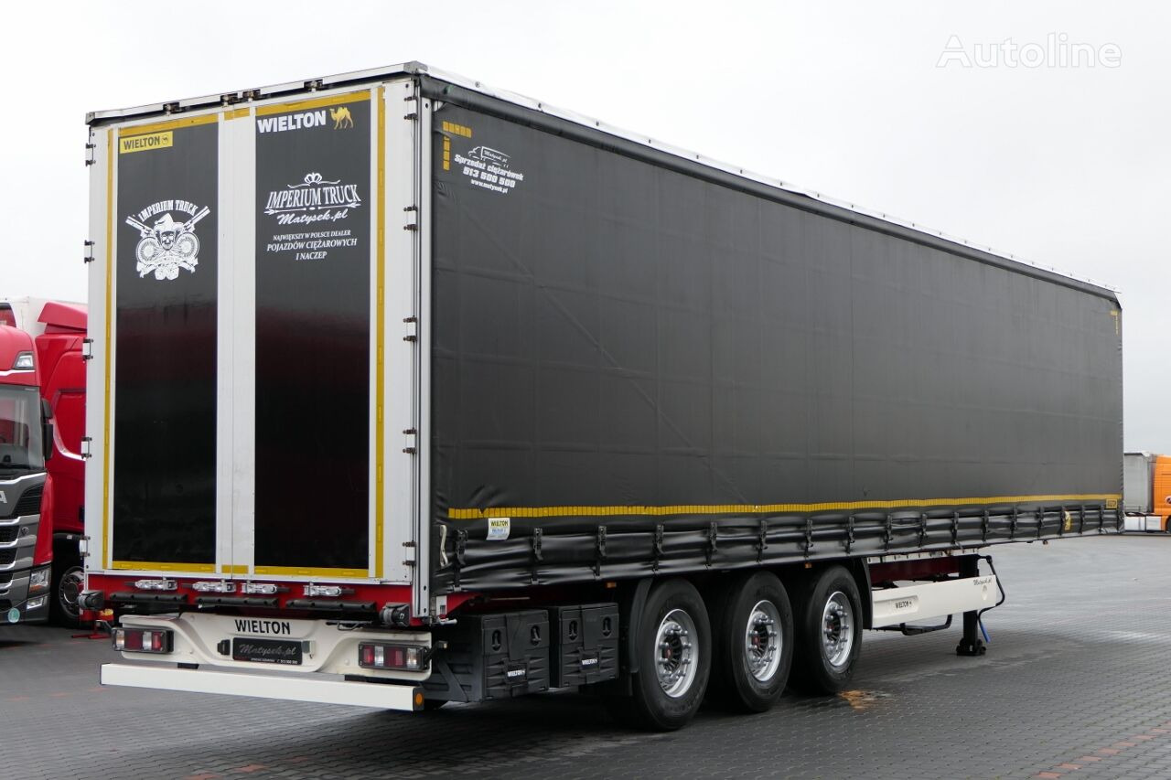Semi-remorque rideaux coulissants Wielton CURTAINSIDER / STADNARD / COILMULD - 9 M / LFITED AXLE /: photos 7