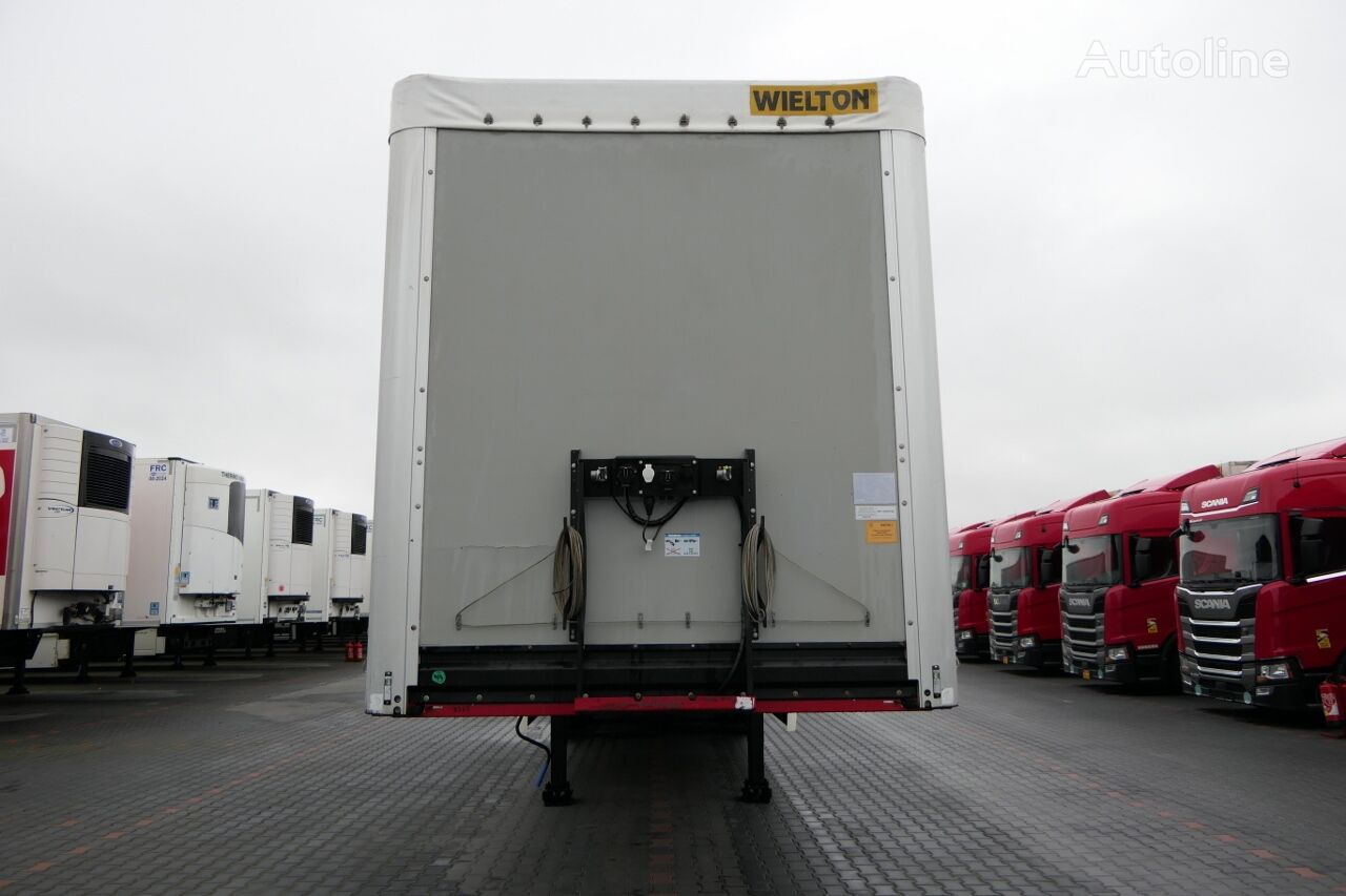 Semi-remorque rideaux coulissants Wielton CURTAINSIDER / STADNARD / COILMULD - 9 M / LFITED AXLE /: photos 10