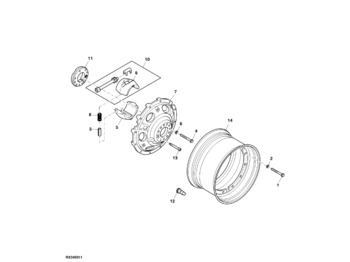 Pneus et jantes JOHN DEERE