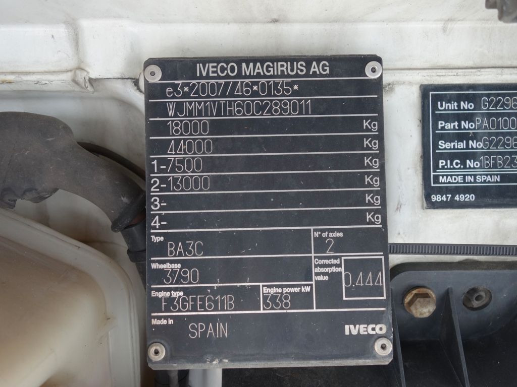 Tracteur routier Iveco Stralis AS 460 Standard Euro 6: photos 10