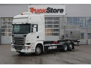 Camion porte-conteneur/ Caisse mobile SCANIA R 490