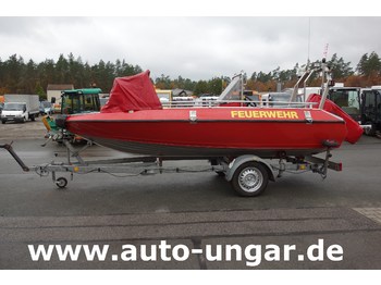 Camion de pompier Buster Boot Fiskas RTB Alu Feuerwehrboot Mehrzweckboot Buster L Fiskars 50PS mit Anhänger: photos 4
