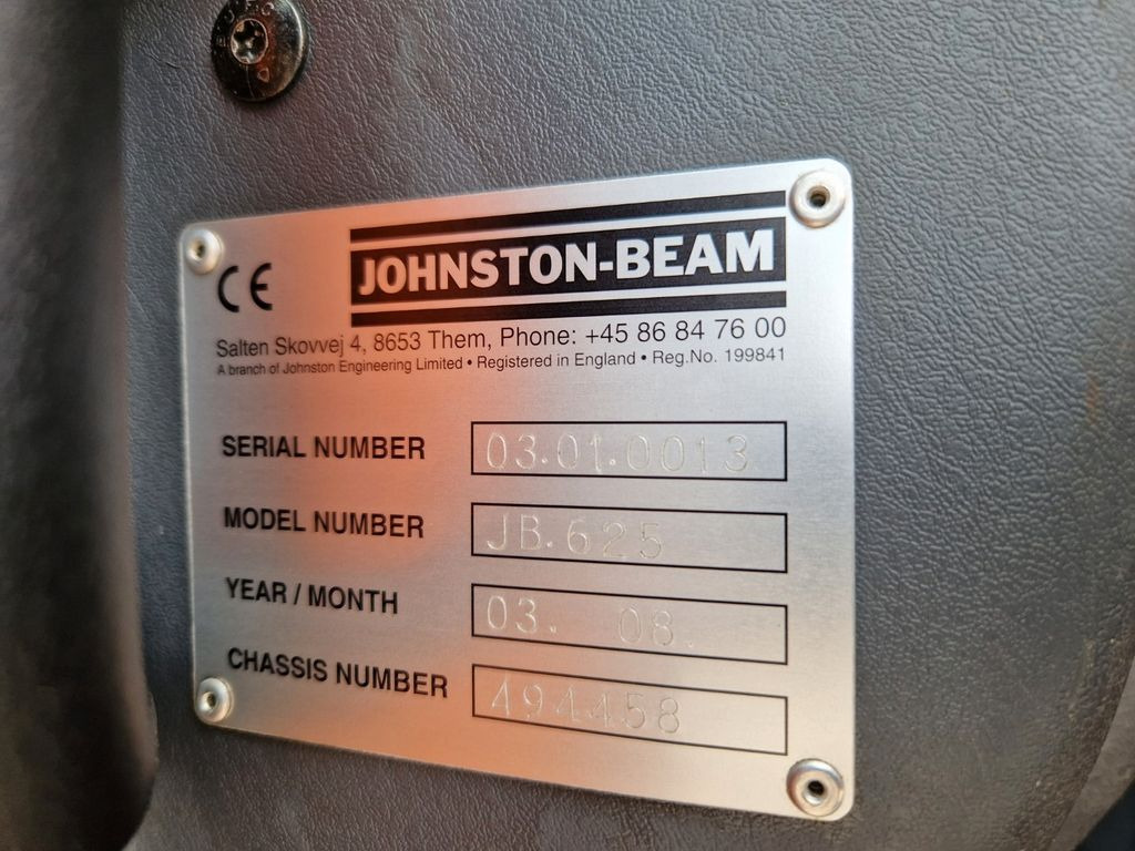 Balayeuse de voirie Scania P94 230 4x2 Johnston-Beam JB 625 Kehrmaschine: photos 21