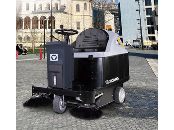 XCMG Official XGHD100 Ride on Sweeper and Scrubber Floor Sweeper Machine - Balayeuse industrielle: photos 2