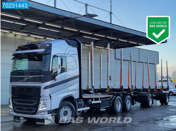 Volvo FH 500 6X2 Timber truck Retarder Lift-Lenkachse Xenon Euro 6 - Camion grumier: photos 1