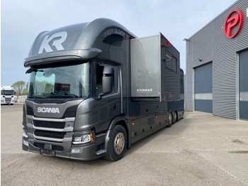 Scania P410 6x2 Lószállító (6) - Camion chevaux: photos 1