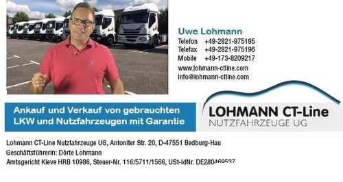 SCHMIDT 3-Achs Kofferauflieger+ LBW - Semi-remorque