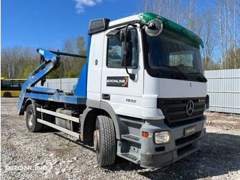 Camion multibenne 2004 Mercedes-Benz Actros 1832 Skip Loader Joab: photos 2
