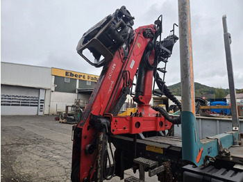 Camion grumier, Camion grue Mercedes-Benz Arocs 2651 Holztransporter Blatt Blatt Kran: photos 5