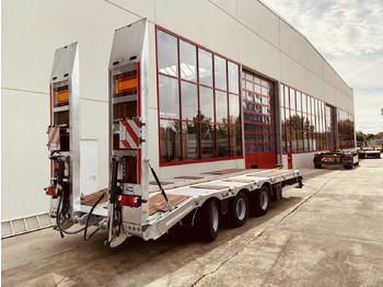 Remorque porte-engin surbaissée Möslein  31 t Tridem- Tieflader 3 Achs, 8 m LadeflächeNe: photos 5