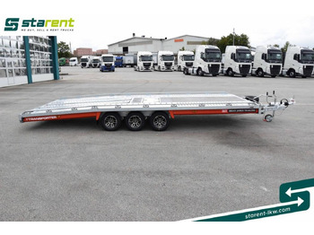 Remorque porte-voitures neuf Brian James Trailers T-Transporter Rampen Seilwinde Kippbar Alu: photos 4