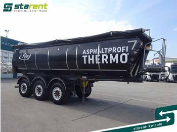 Semi-remorque benne Fliegl 3-Achs Thermomulde 25m³ Liftachse SAF ALCOA: photos 3