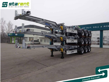 Semi-remorque porte-conteneur/ Caisse mobile FLIEGL