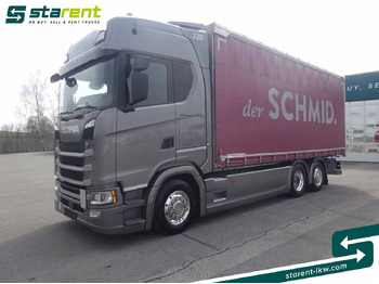 Camion à rideaux coulissants SCANIA S 500