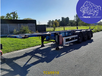 Semi-remorque porte-conteneur/ Caisse mobile DESOT