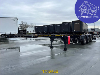 Semi-remorque porte-conteneur/ Caisse mobile TURBO'S HOET