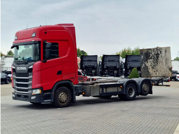 Camion porte-conteneur/ Caisse mobile Scania S500 NGS Highline 6x2 - BDF - Full air - Loadlift - Navi - Retarder: photos 3