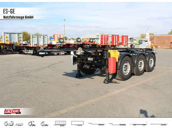 Semi-remorque porte-conteneur/ Caisse mobile Krone Box Liner 3-Achs-Containerchassis 20': photos 2