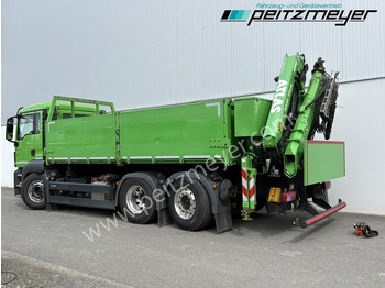Camion benne MAN TGS 26.460 FL 6x2 Kipper+Kran+Funk Lenkachse, 2-Seitenkipper, Atlas 172.3: photos 3 Camion benne MAN TGS 26.460 FL 6x2 Kipper+Kran+Funk Lenkachse, 2-Seitenkipper, Atlas 172.3: photos 3