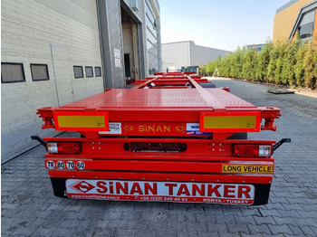 Semi-remorque porte-conteneur/ Caisse mobile SINAN