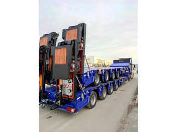 Semi-remorque surbaissé pour transport de ciment neuf SINAN TANKER TRAILER Lowbed 4 axle: photos 5