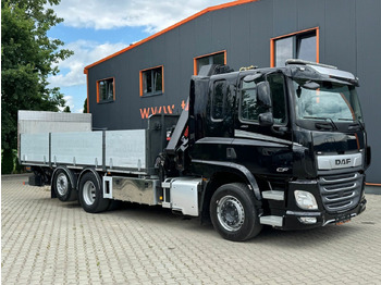 Camion grue DAF CF 450 FAN 6x2 Pritsche mit Kran HIAB 188 E-6: photos 4