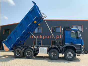 Camion benne Mercedes-Benz AROCS 4145 8x8 EURO6 Muldenkipper TOP!: photos 4
