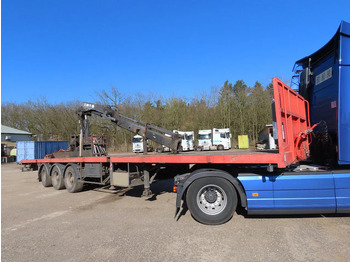Semi-remorque plateau Kaiser HIAB  175, REMOTE control,  retractable: photos 4