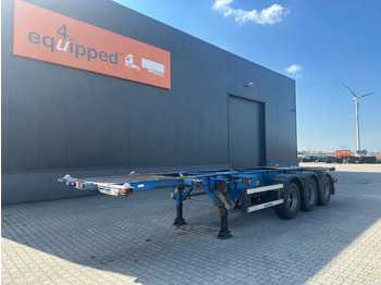 Semi-remorque porte-conteneur/ Caisse mobile GROENEWEGEN