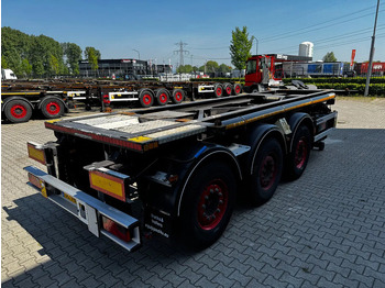 Semi-remorque porte-conteneur/ Caisse mobile Van Hool 20FT, 66°/380V Tipping-chassis, ADR (EX/II, EX/III, FL, OX, AT), SAF, 2 liftaxles: photos 4