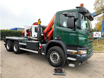 Camion ampliroll, Camion grue Scania P400 6x4 HOOKLIFT + CRANE PALFINGER PK9001 EH - RETARDER - 5/6F + ROTATOR + RADIO - WB 3m90 - EURO 5 - HUB REDUCTION / SPRING - BE TRUCK: photos 2 Camion ampliroll, Camion grue Scania P400 6x4 HOOKLIFT + CRANE PALFINGER PK9001 EH - RETARDER - 5/6F + ROTATOR + RADIO - WB 3m90 - EURO 5 - HUB REDUCTION / SPRING - BE TRUCK: photos 2