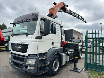 Tracteur routier MAN TGS 26.440 6X4 SZM + (22m) KRAN PALFINGER PK62002 E 6x H + 1ME - RETARDER - EURO 5 - BE TRUCK: photos 4