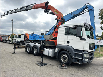 Tracteur routier MAN TGS 26.440 6X4 SZM + (22m) KRAN PALFINGER PK62002 E 6x H + 1ME - RETARDER - EURO 5 - BE TRUCK: photos 2