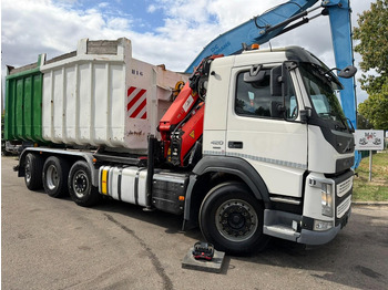 Camion ampliroll, Camion grue Volvo FM 420 8x2 HOOKLIFT + CRANE PALFINGER PK19.001 SLD B - *294.000km* - EURO 6 - LIFT + STEERING AXLE - I SHIFT - BE TRUCK: photos 2 Camion ampliroll, Camion grue Volvo FM 420 8x2 HOOKLIFT + CRANE PALFINGER PK19.001 SLD B - *294.000km* - EURO 6 - LIFT + STEERING AXLE - I SHIFT - BE TRUCK: photos 2