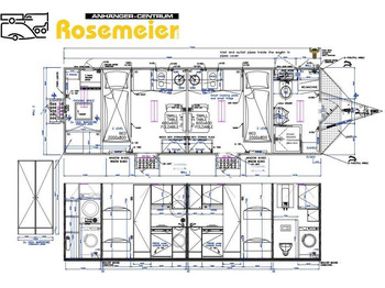 Conteneur comme habitat, Remorque neuf ROSEMEIER EW TA-NO Mannschaftswagen 738 Mannschaftswagen: photos 2