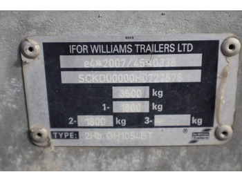 Ifor Williams WILLIAM 2HB 2 Axel Trailer, 2.856 kg Capacity, Inc - crédit-bail Ifor Williams WILLIAM 2HB 2 Axel Trailer, 2.856 kg Capacity, Inc: photos 5 Ifor Williams WILLIAM 2HB 2 Axel Trailer, 2.856 kg Capacity, Inc - crédit-bail Ifor Williams WILLIAM 2HB 2 Axel Trailer, 2.856 kg Capacity, Inc: photos 5
