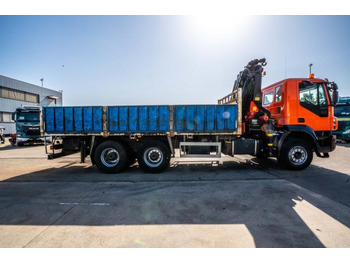 Camion plateau, Camion grue Iveco TRAKKER 360-6X4-E5+PALFINGER 23002/5x: photos 3
