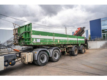 Semi-remorque plateau