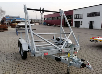 Remorque porte-touret neuf Besttrailers Przyczepa kablowa DMC 2700 kg K14" dwie osie: photos 2