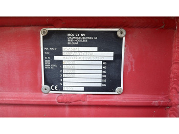 Semi-remorque benne MOL KF85F/20T/37AI (BELGIAN TRAILER / DRUM BRAKES / FREINES TAMBOUR / BPW AXLES): photos 3
