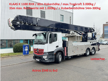 Camion grue MERCEDES-BENZ Actros 2540